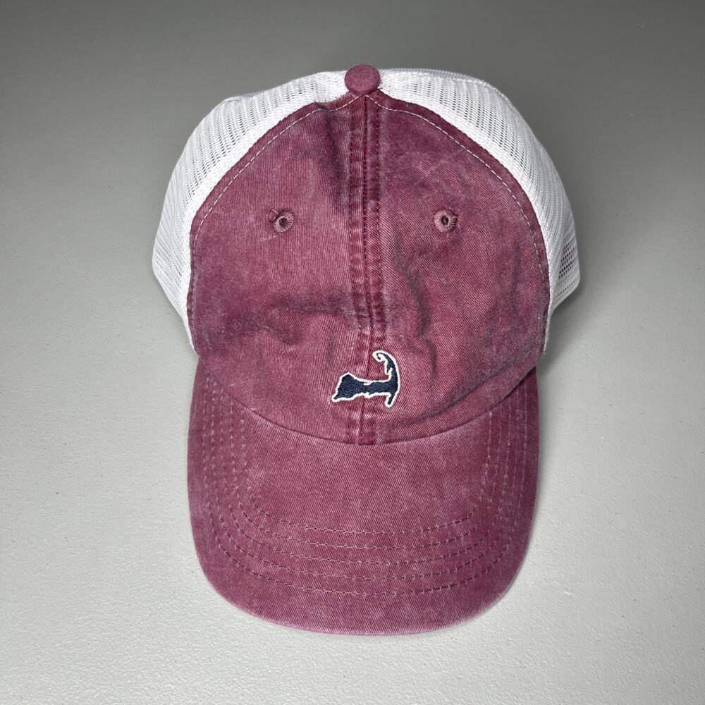 Cuffys of Cape Cod Cotton Snapback Mesh Back Hat Cap Embroidered